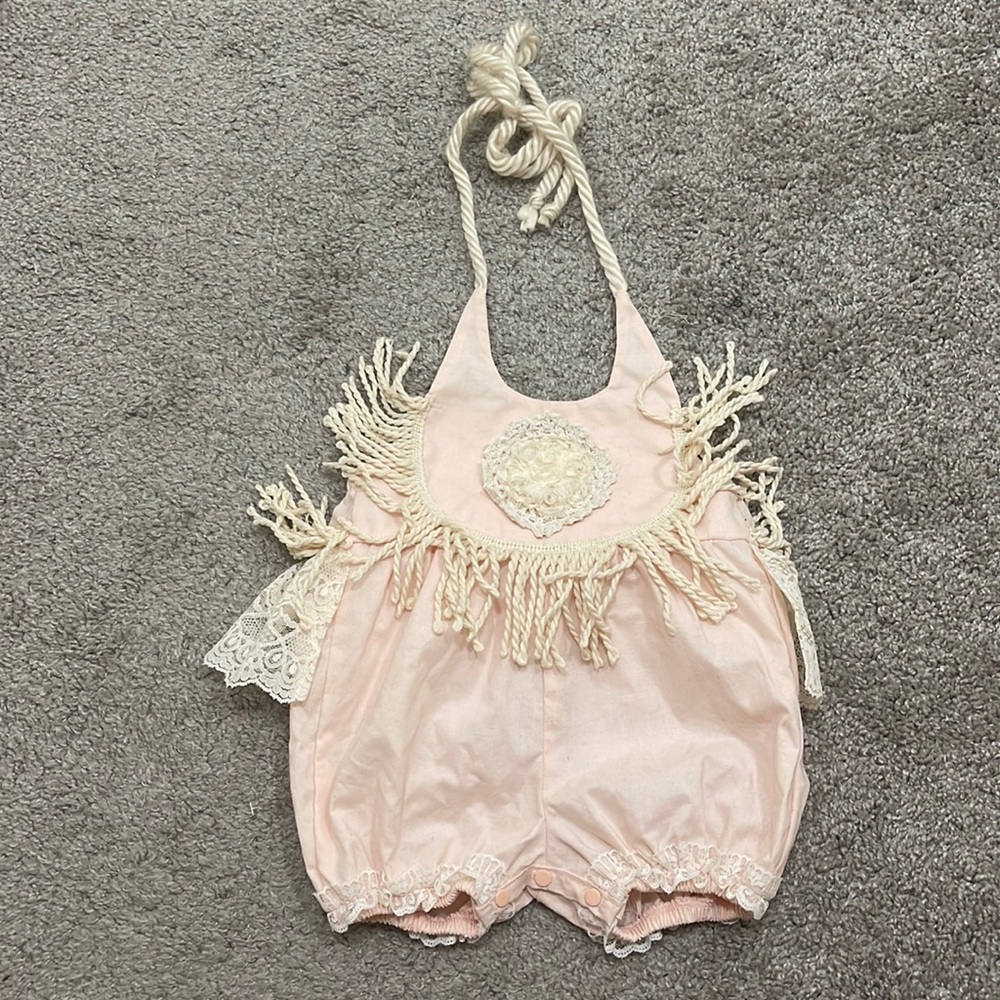 Frilly Frocks Baby Girl Romper Boho Size 12 months
